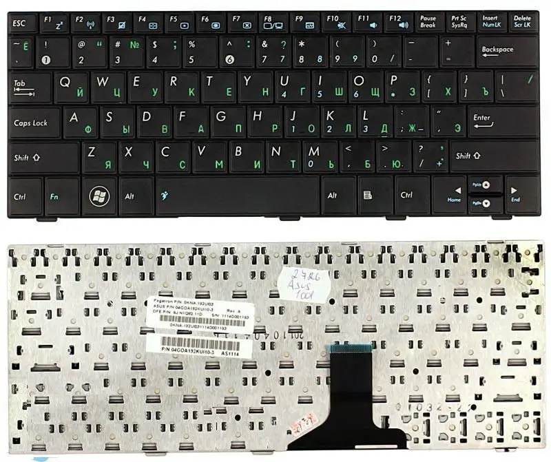 Клавиатура для ноутбука Asus Eee PC 1001 1001PX 1005 1008 1005HA 1008HA 04GOA192KRU10-3 | Компьютеры и офис