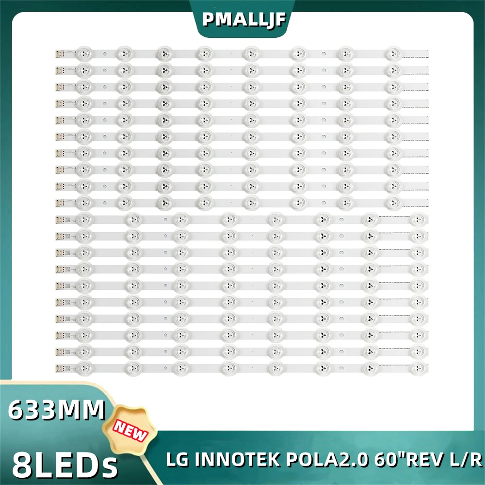 Led Streifen Für Lg Innotek Pola 2,0 60 Rev 0,1 L/R 60Ln540B 60Ln540R 60Ln5600 60La620S 60La6200 60Ln5710 60Ln5600 60Ln540U 60Ln5403