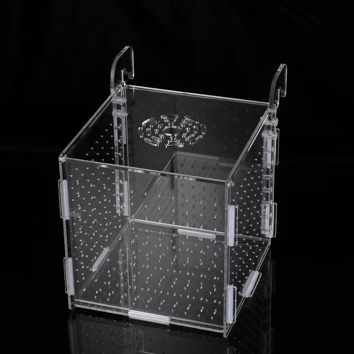 

Transparent Fish Tank Breeding Isolation Box Aquarium Incubator Hatching Boxes Multifunctional Acrylic Fish Tank Holder(Hook