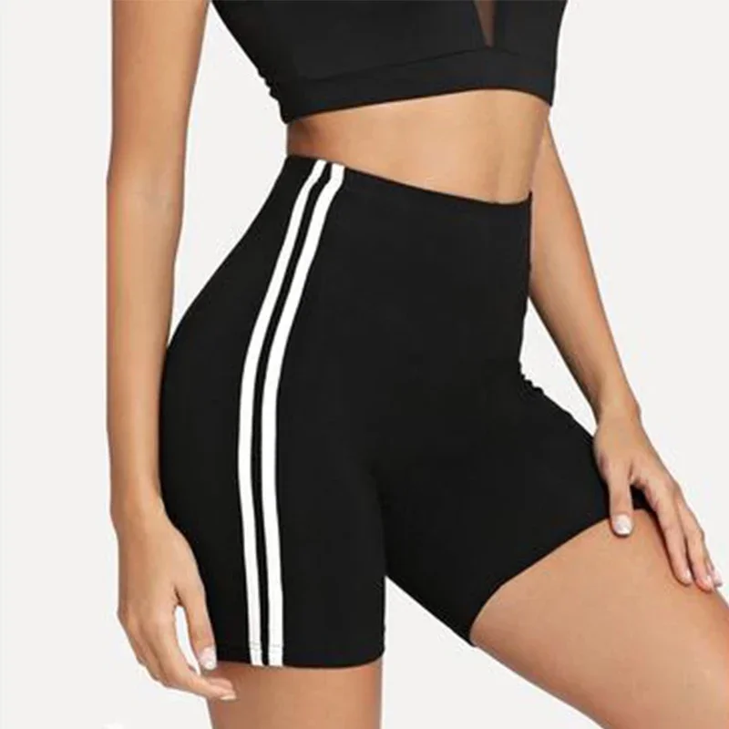 Эластичные спортивные шорты больших размеров для женщин. Спортивные вязаные