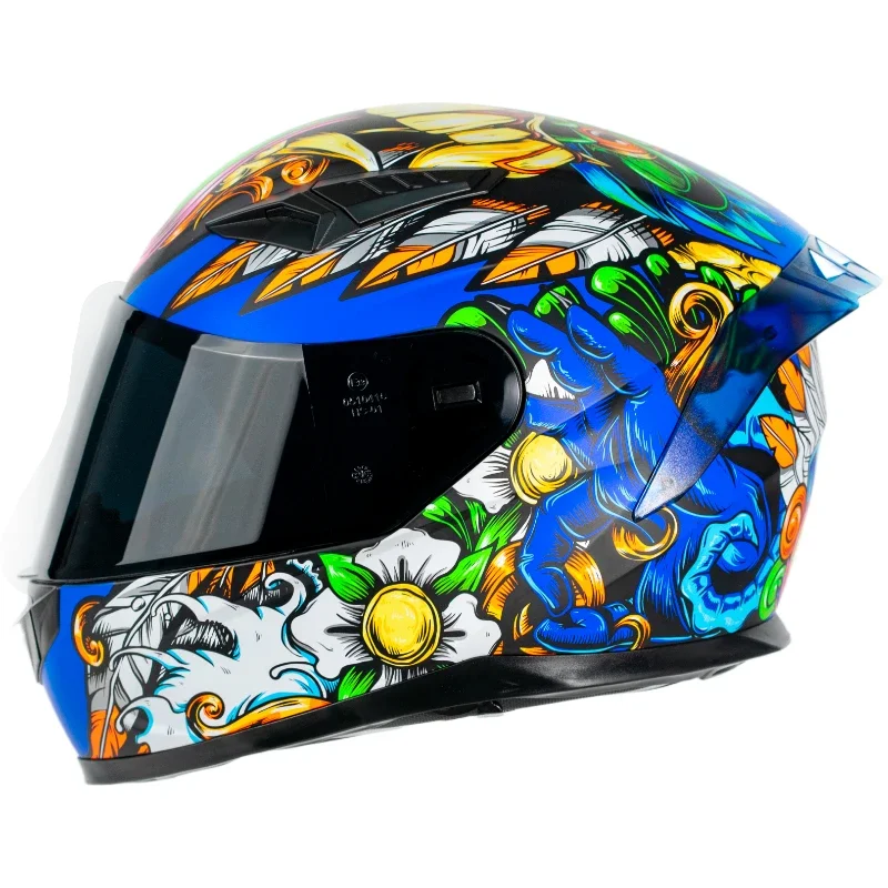 Высококачественный защитный мотоциклетный шлем HNJ из АБС-пластика для занятий