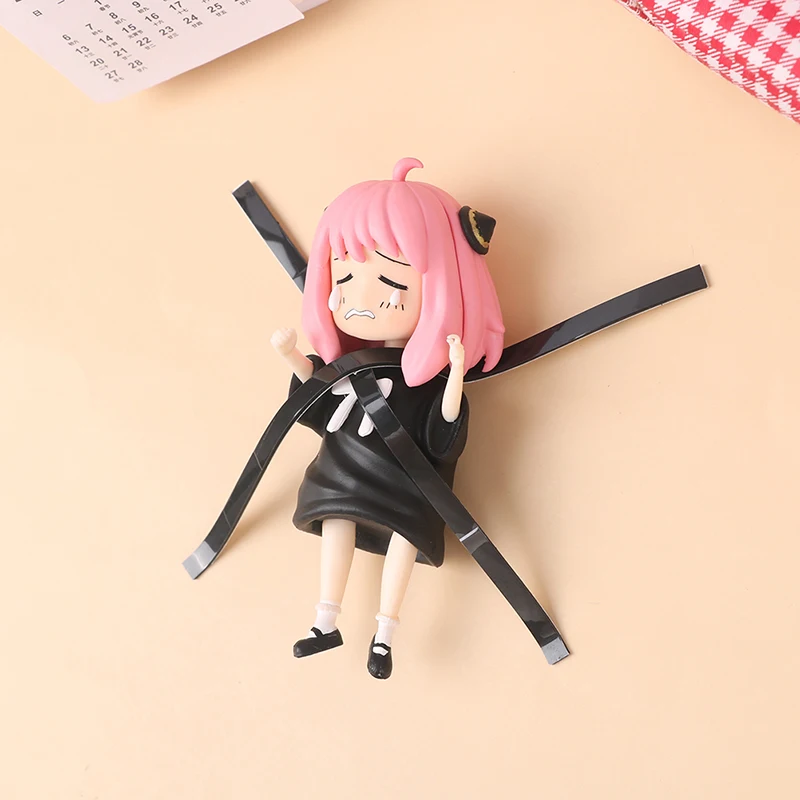 

11cm Anime Spy X Family Action Figure Yor Anya Forger Kawaii Girl Sticker Figurine PVC Collectible Model Doll Toy Kid Gift