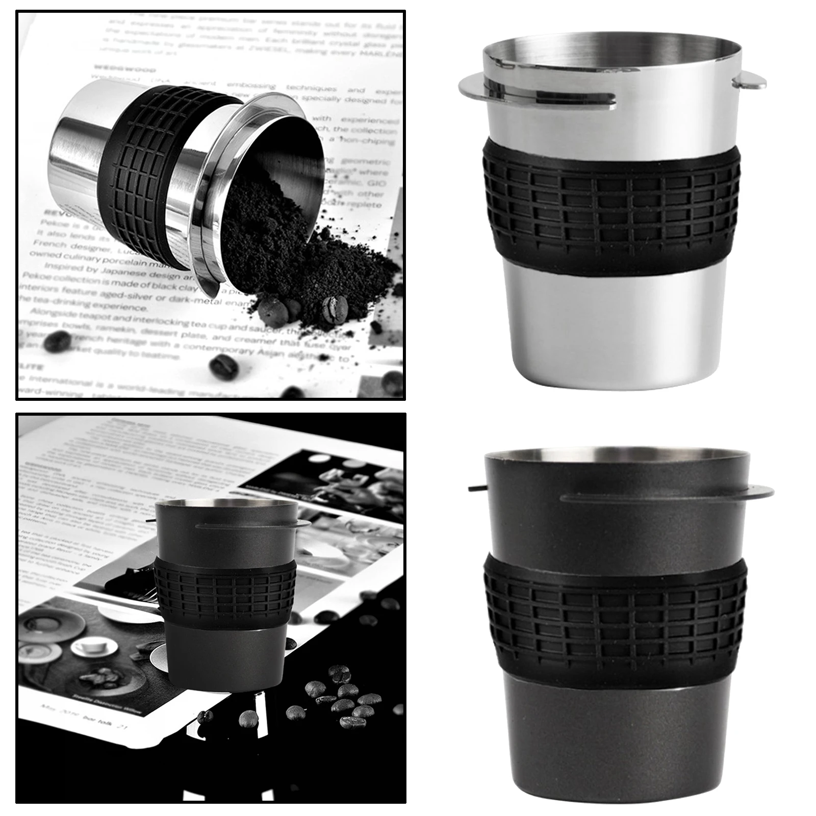 Чашка для дозирования эспрессо 58 мм из нержавеющей стали с антимашинными