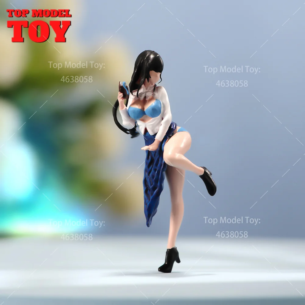 

Painted Miniatures 1/87 1/64 1/43 Cute Girl Sexy Beauty Mini Scene Props Doll Figures Model For Cars Vehicles Toys