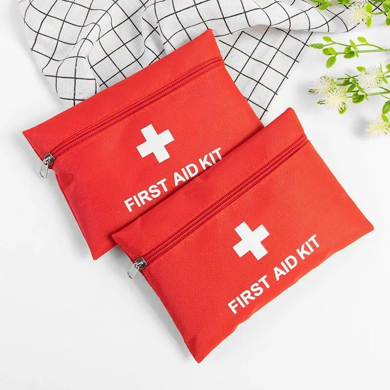 

Empty New First Aid Bag Outdoor Sports Camping Pill Bag Home Mini Medical Emergency Bag Survival First Aid Kit Bag 20*14cm