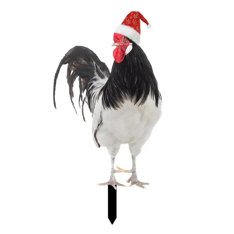 

Chicken Yard Art Weather Resistant Durable Acrylic Realistic Rooster Decor Outdoor Decor Rooster Decor For Farm Garden Chicken
