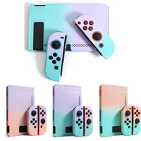 compatible nintend switch case ns nx console protective hard case shell compatible nintendos switch joy con colorful back cover