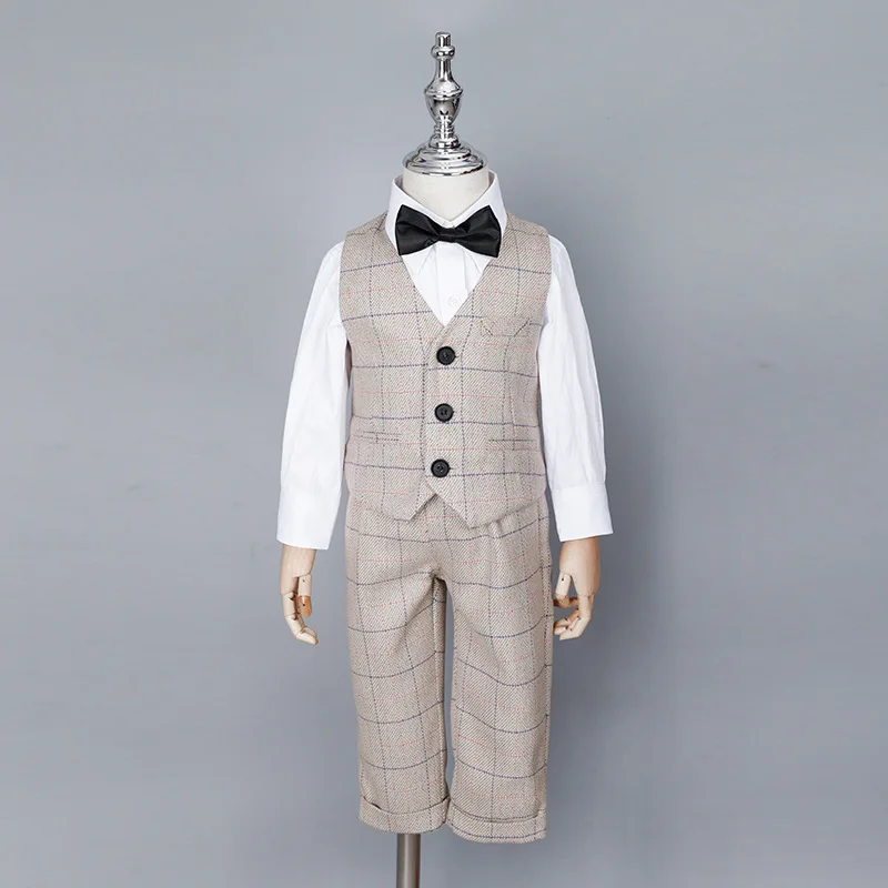 Японское платье на день рождения для мальчиков 1 года детская куртка принца жилет