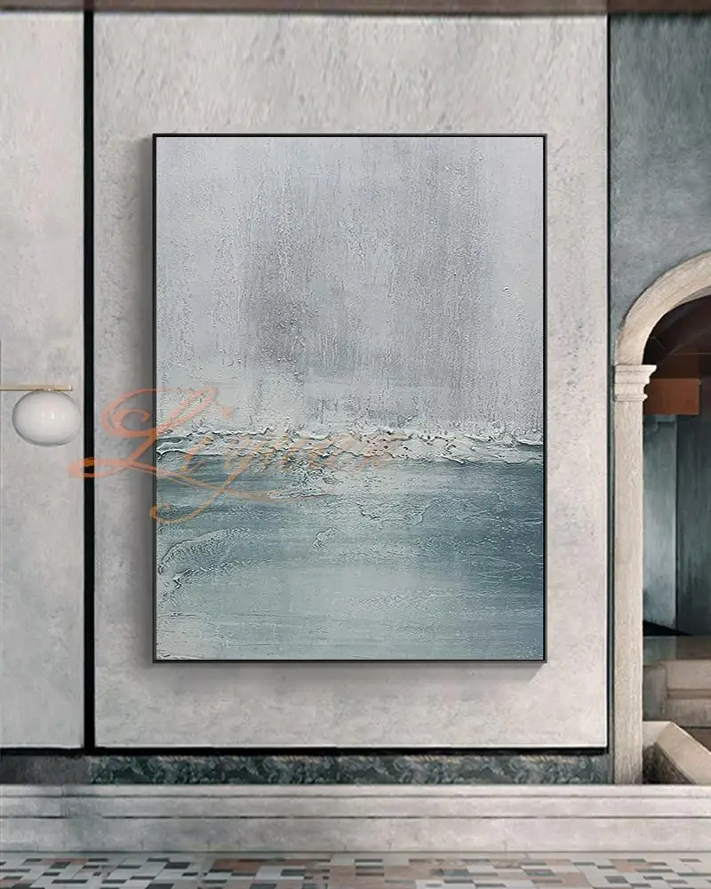 Объемная Толстая акриловая Картина на холсте современная новая абстрактная