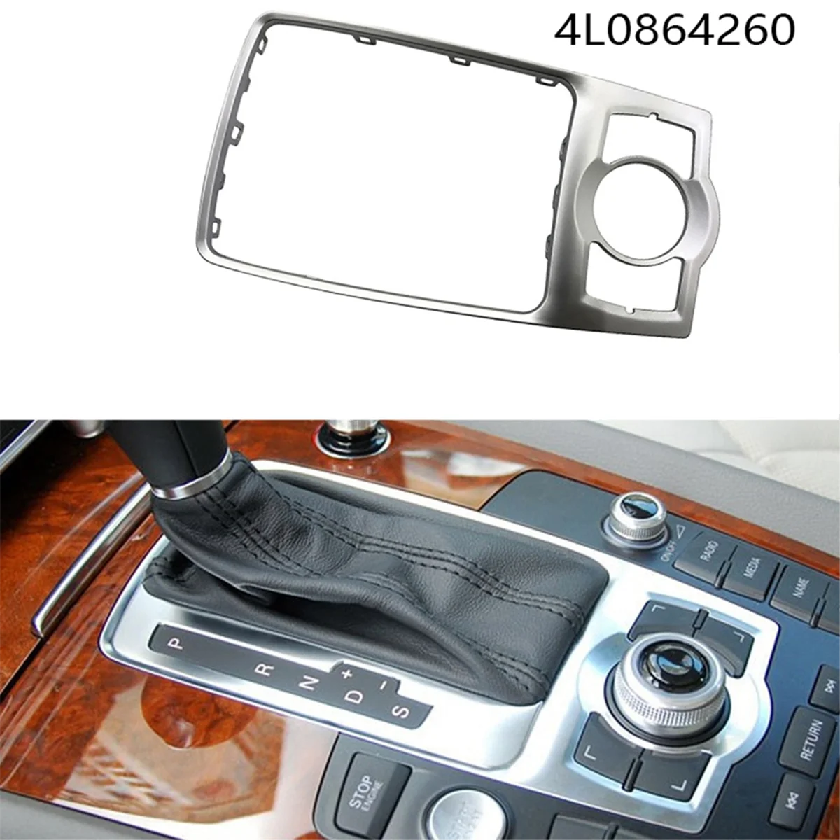 4L0864260 хромированная рамка передней консоли для Audi Q7 2007-2015 декоративная панель