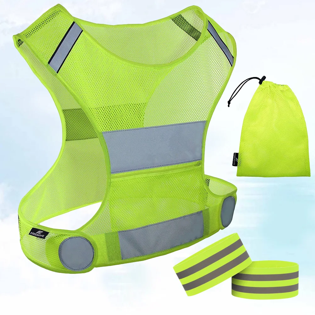 

Running Reflective Vest Walking Reflector Clothes Runners Reflectors Band Night Gear Wristbands Safety Jackets Armband