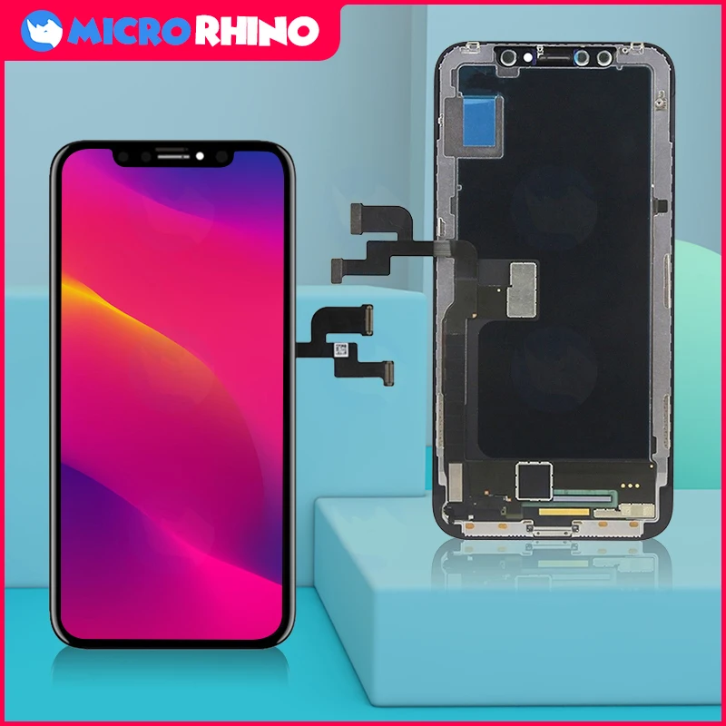 AAA +++ ЖК-дисплей для iPhone 11 Pro XR XS X MAX дисплей с 3D сенсорным экраном дигитайзер в