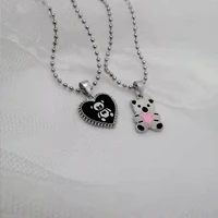 new black love bear necklace ladies clavicle chain neck choker necklaces for women jewelry free dropshipping wholesale