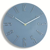 simplicity european wall clock 15mm glassless aluminum pointer wall clock minimalist metal material reloj de pared home design