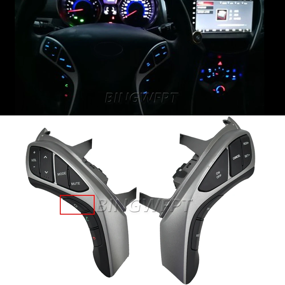 

Рулевое колесо для Hyundai i30/Elantra 2012-2015, Bluetooth, аудио и круиз-контроль