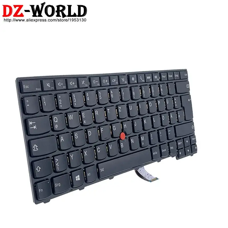 Фото Немецкая клавиатура с подсветкой для ноутбука Lenovo Thinkpad T440 T440S T450 T450S T460 L440 L450 L460 L470 E431 E440 04Y0874 01AX322 №4