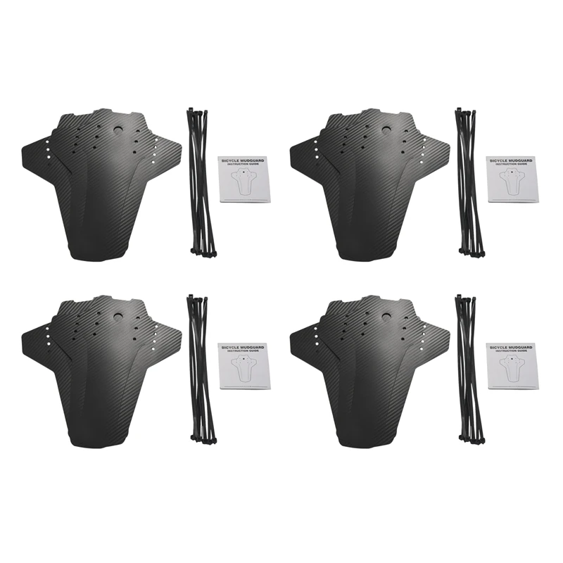

8Pcs Mountain Bike Fender, Front And Rear MTB Mud Guard, Adjustable Fenders Fits 26 Inch, 27.5 Inch, 29 Inch Size Bike