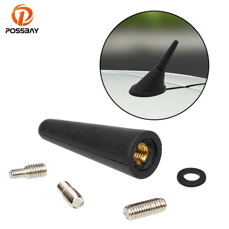 

Автомобильная универсальная 2-Дюймовая крышная антенна, короткое радио, AM/FM сигнальные антенны для BMW Mini Cooper Ford Toyota, автомобильные адаптеры, ...