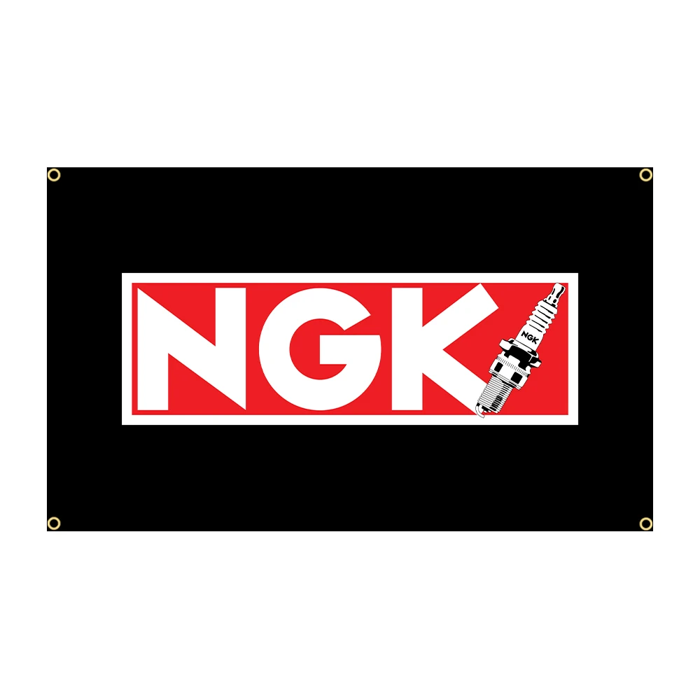 Флаг полиэстер NGKS 90x150 см автомобильный гоночный
