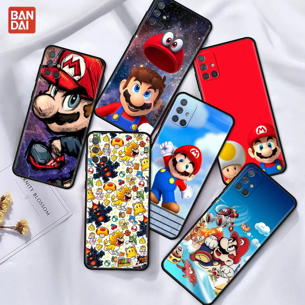 

Super Mario Game Funda Case For Samsung Galaxy A12 A52 A51 A32 A21s A71 A02s A31 A72 A22 5G A11 Black TPU Phone Tampa