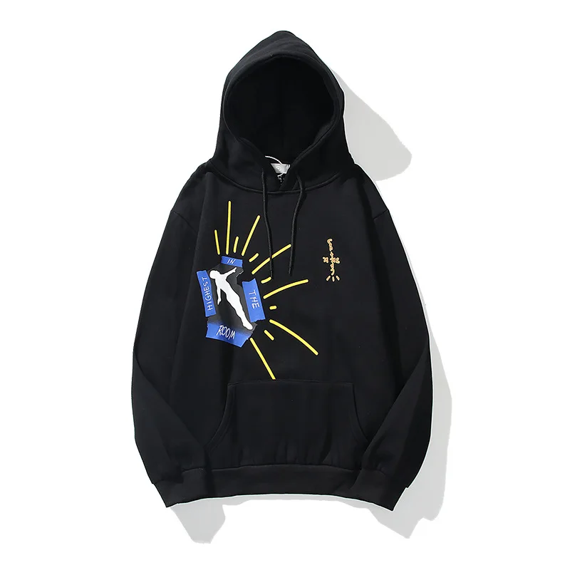 

Kanye West Harajuku Cactus Jack Print Hoodies Sweatshirts Men Women Oversized Stranger Things Fleece Hoody Streetwear Pullover