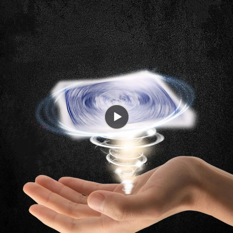 

Spinning Poker 8.6x6cm Creative Float Poker Funny For Children Adult Profesional Levitation Props 1set Flying Card