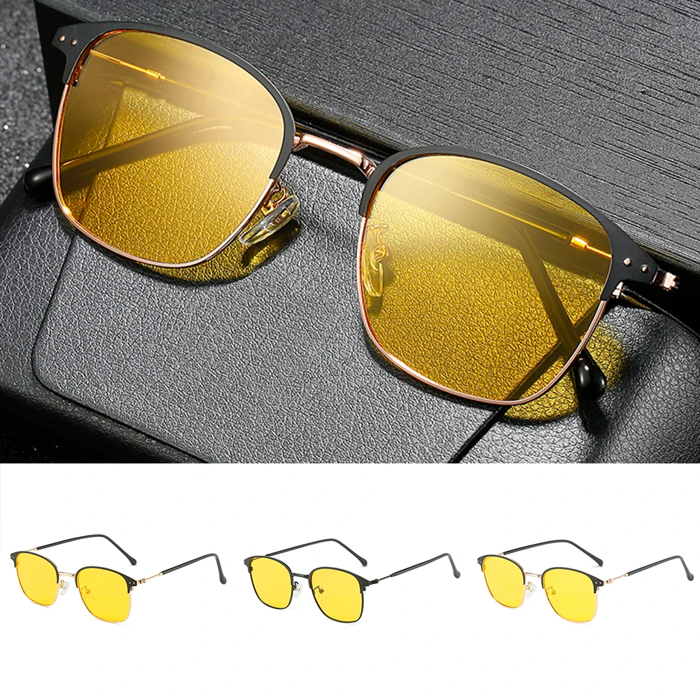 

2022 горячая распродажа Женские очки с изменением цвета светильник легкие очки с защитой от синего света для мужчин и женщин, очки для вождени...
