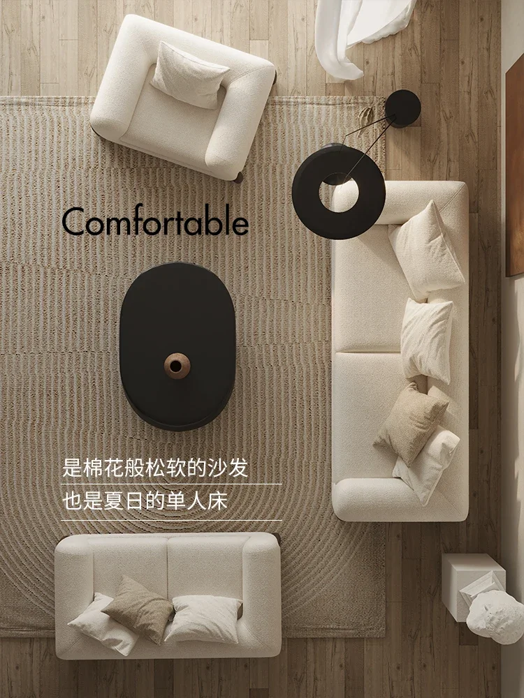 Тканевый диван гостиная вилла на два или три человека минималистическая