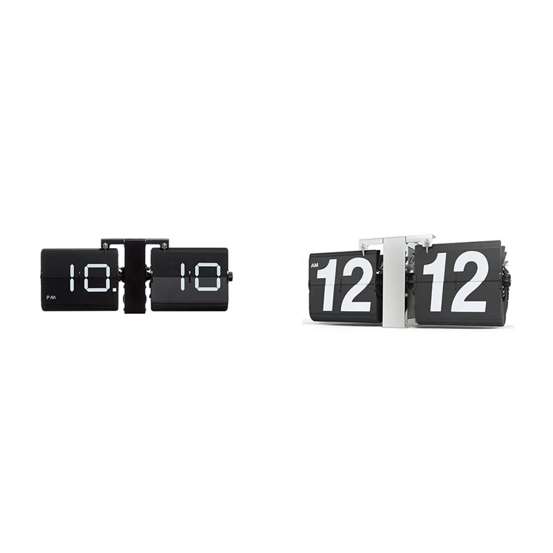 

Retro Flip Out Wall Clock, Tabletop Flip Clock, Desk Shelf Clock, Digital Display, Home & Office Decor