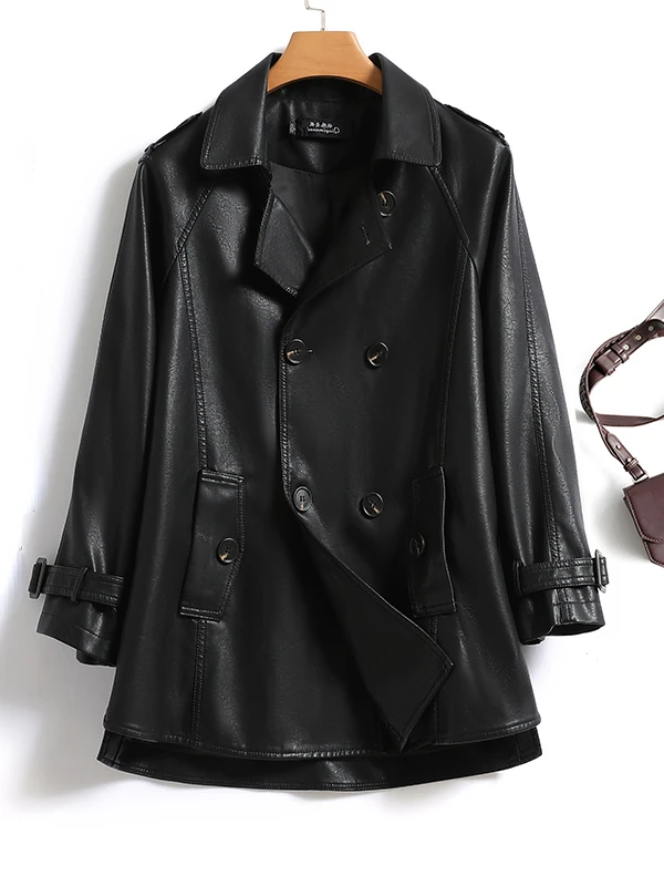 Autumn Jacket Women Genuine Leather Winter Korean 100% Sheepskin Coat Women Leather Clothes Casual Black Leather Coats Jaquetas