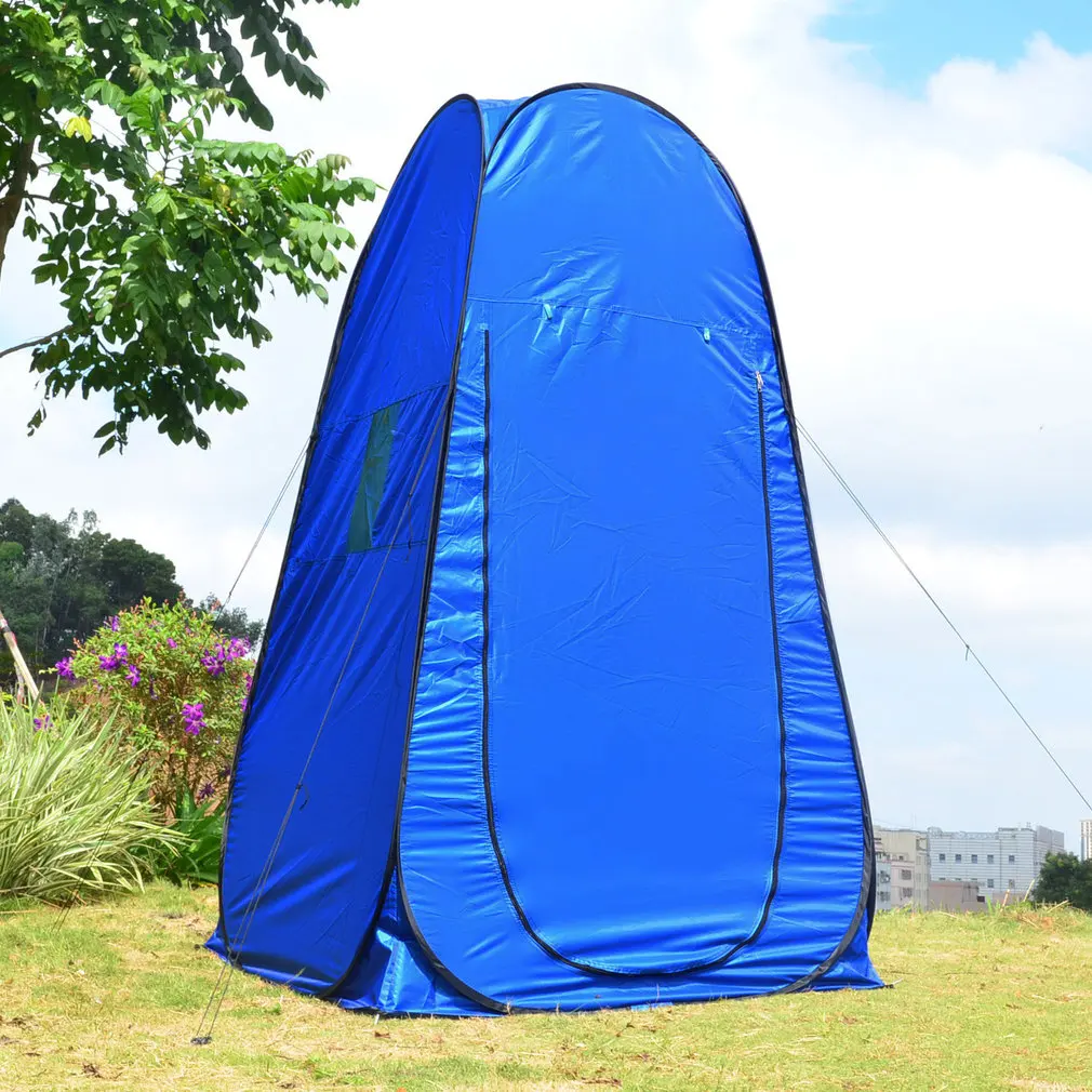 

Outdoor Hiking Camping Automatic Dressing Tent Mobile Toilet Bath Tents Change Clothes Waterproof Portable Compact Size