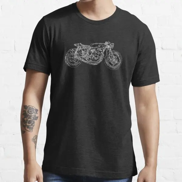 

Cafe Racer 04 t shirt for Benelli MV Gilera KTM HYOSUNG Ghezzi BMW