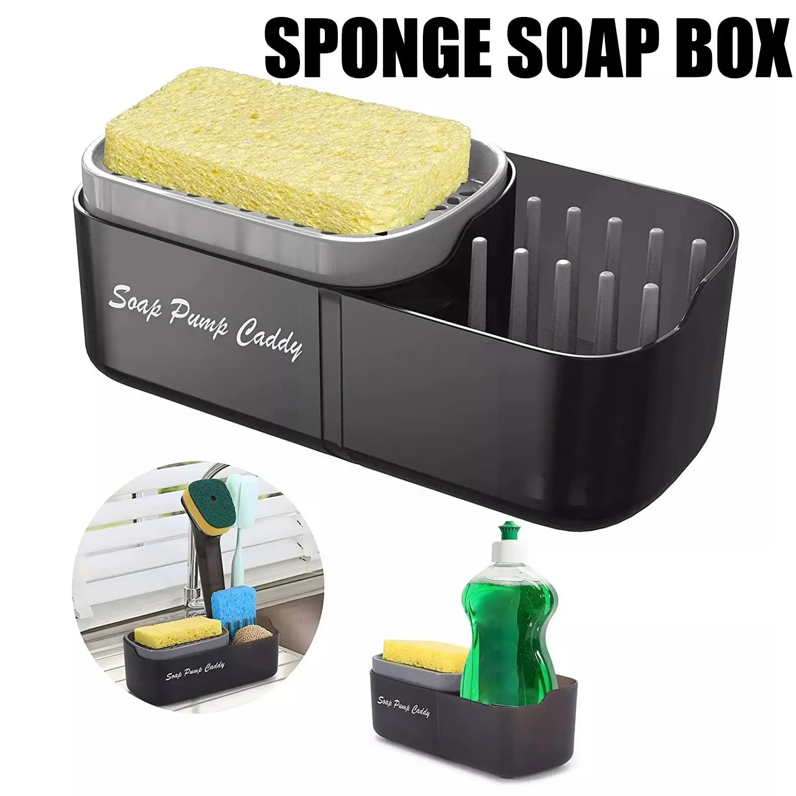 

Rectangular Suction Cup Soap Dish Drain Soap Rack Box Shower Soap Bathroom Storage Supplies Tray Gadgets Sponge Bathroom Ra J4K2