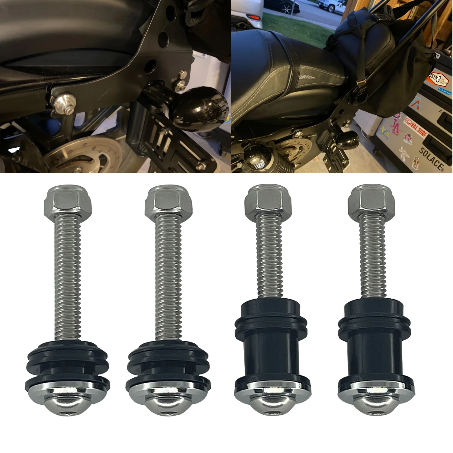 

Съемная стойка для спинки для Harley Sportster XL1200 XL883 Forty Eight 2004-2021