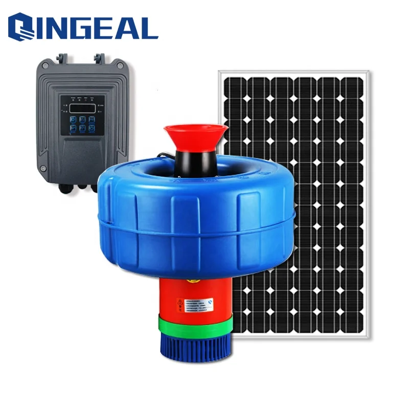 

Dc Solar Powered Aerator Fish Pond Floating Solar Oxygenator Aerator with Controller Solar Lake Aerator Water Air Pump