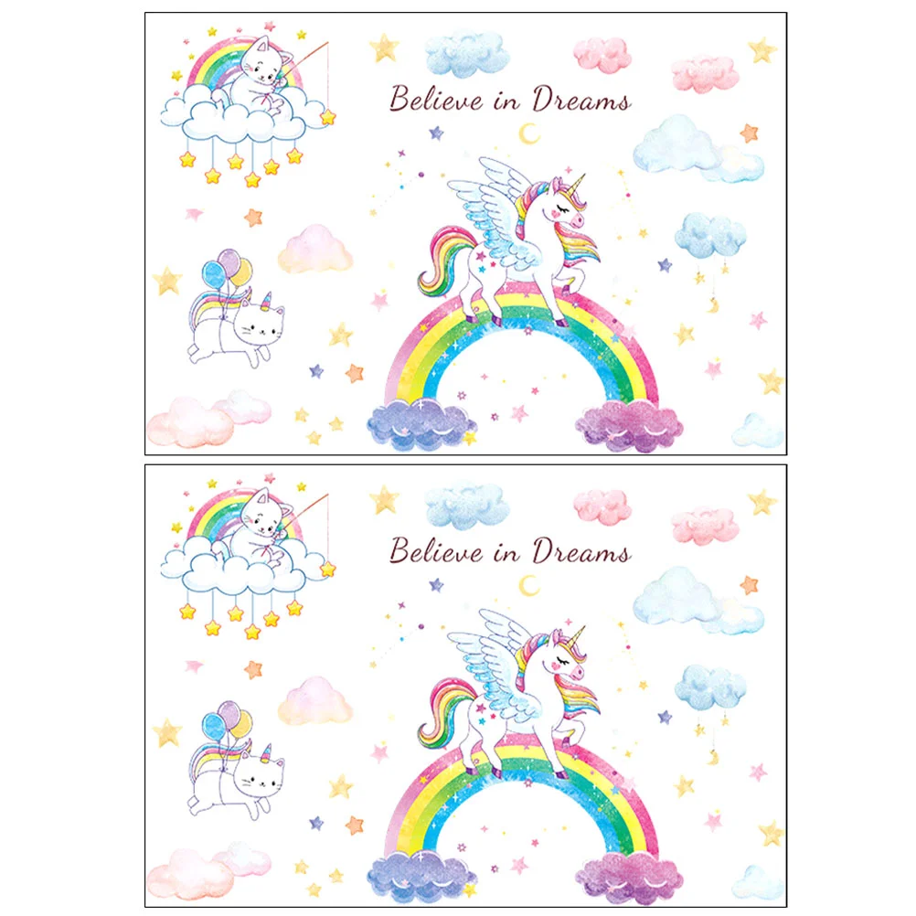 

Wall Stickers Room Decals Sticker Kidsdecal Decor Nursery Diybedroom Homeadhesive Decorative Cartoon Removable Background