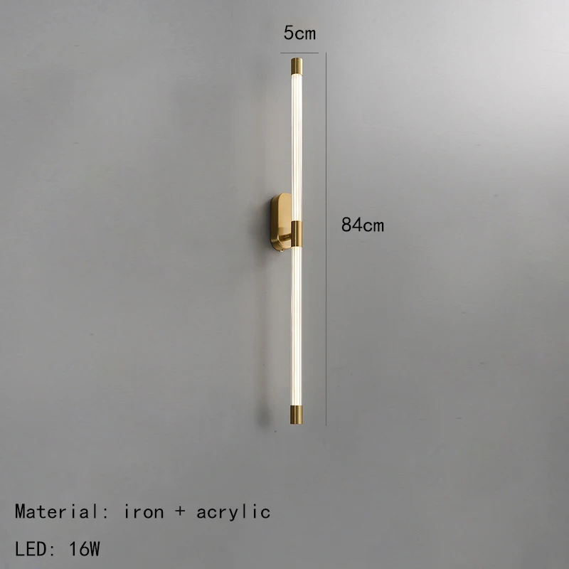 

Настенные светильники IWP минималистичные золотые черные