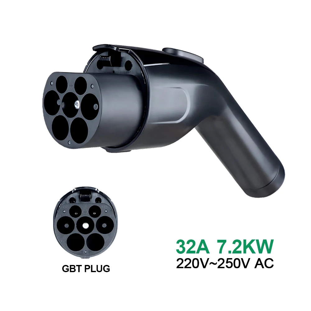 

Вилка Chiefleed GB/T для замены EVSE для аксессуаров для электромобилей GBT 16A 32A 1/3P Вилка для зарядки EV Разъем для зарядного устройства EVSE