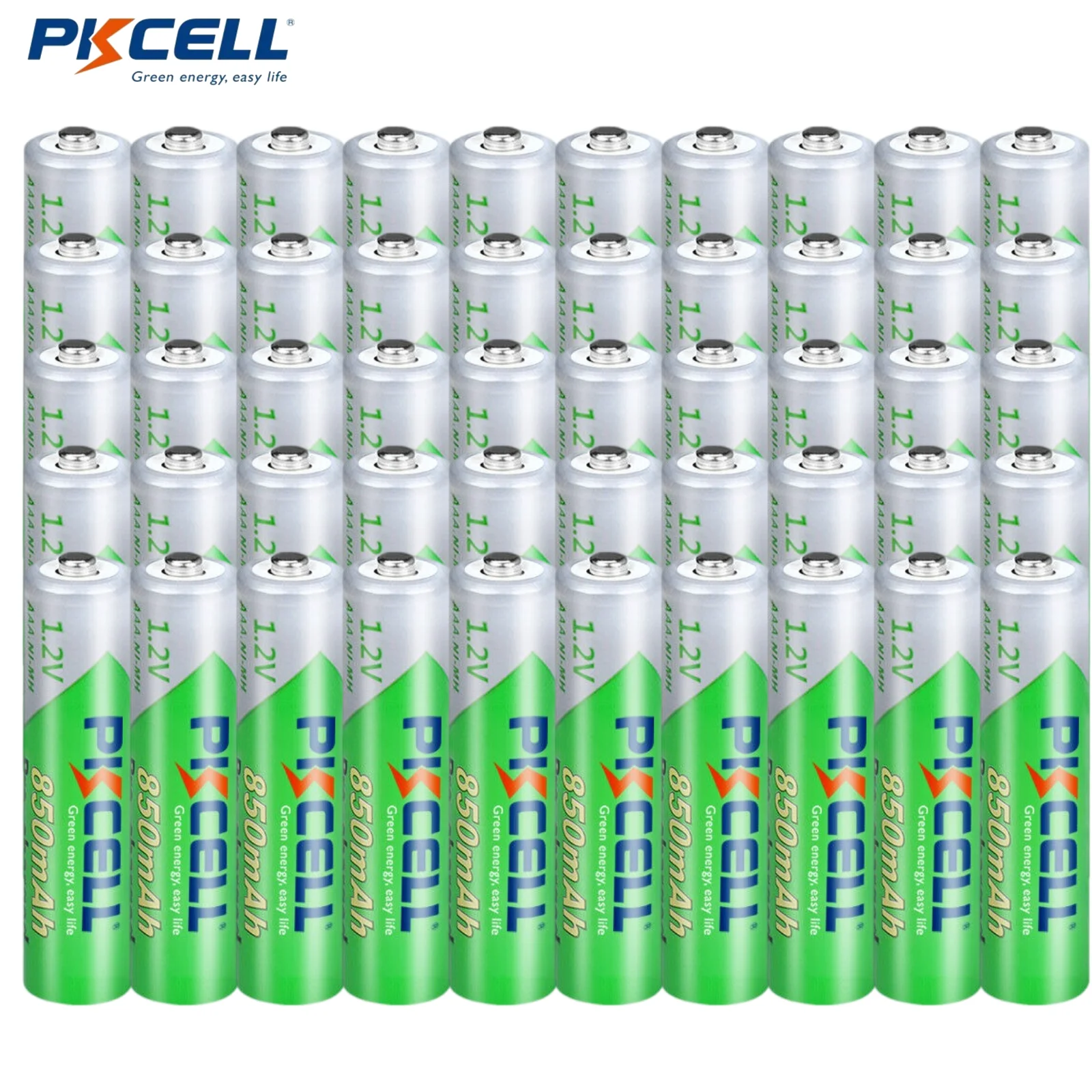 Перезаряжаемые батарейки типа AA 850 мАч для игрушек фонариков бытовой техники