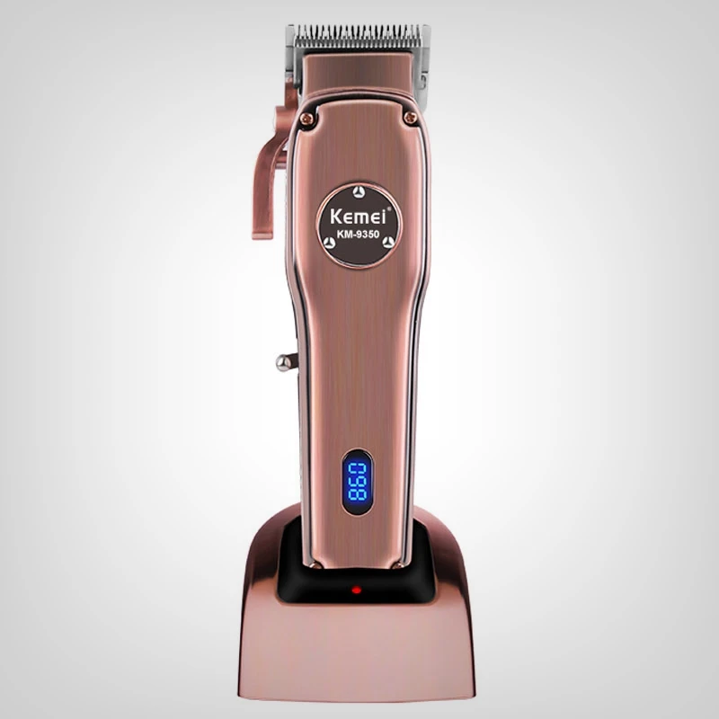 Профессиональная мощная машинка для стрижки волос с ЖК-дисплеем триммер бороды