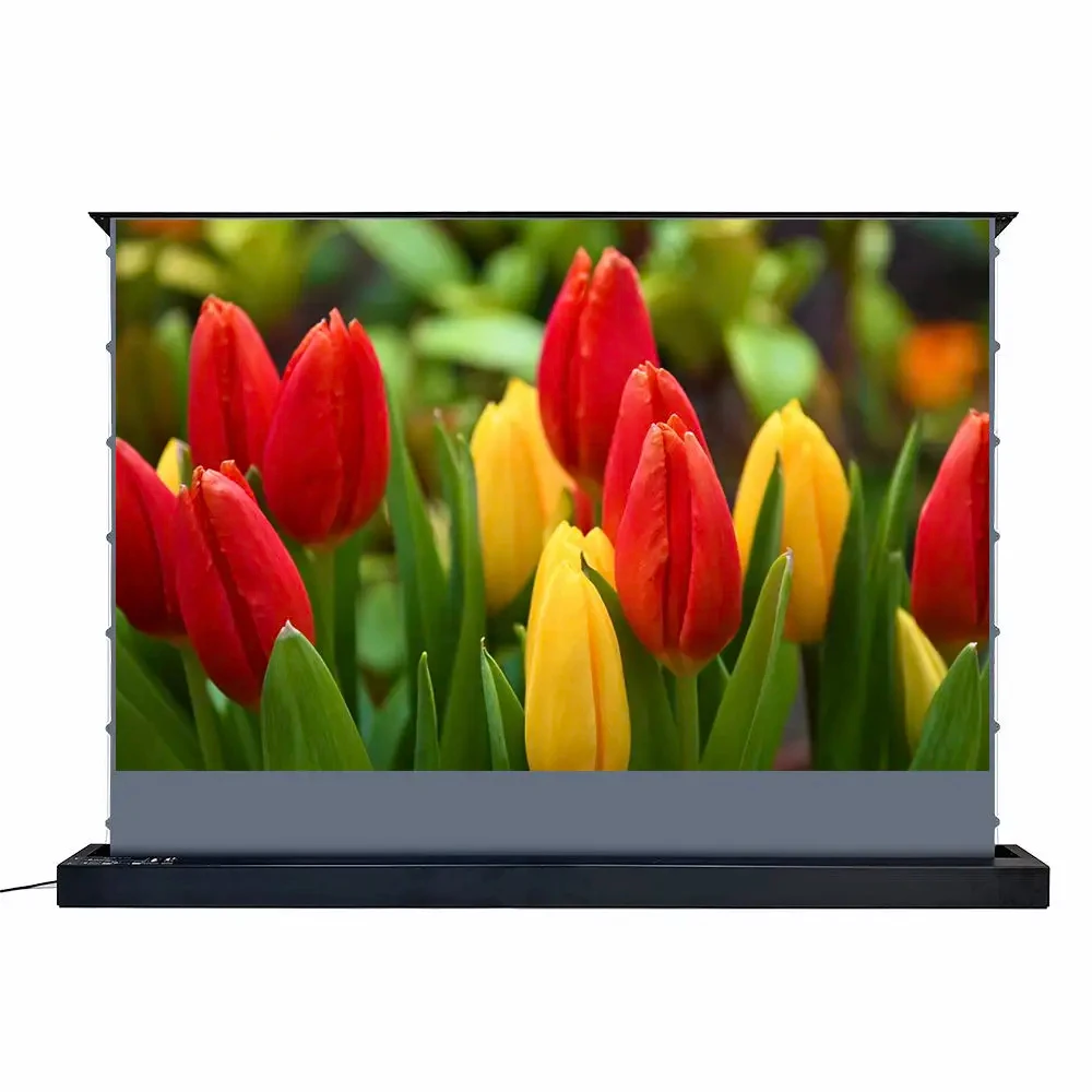 Напольный проекционный экран XSTROMSON 150 дюймов серый