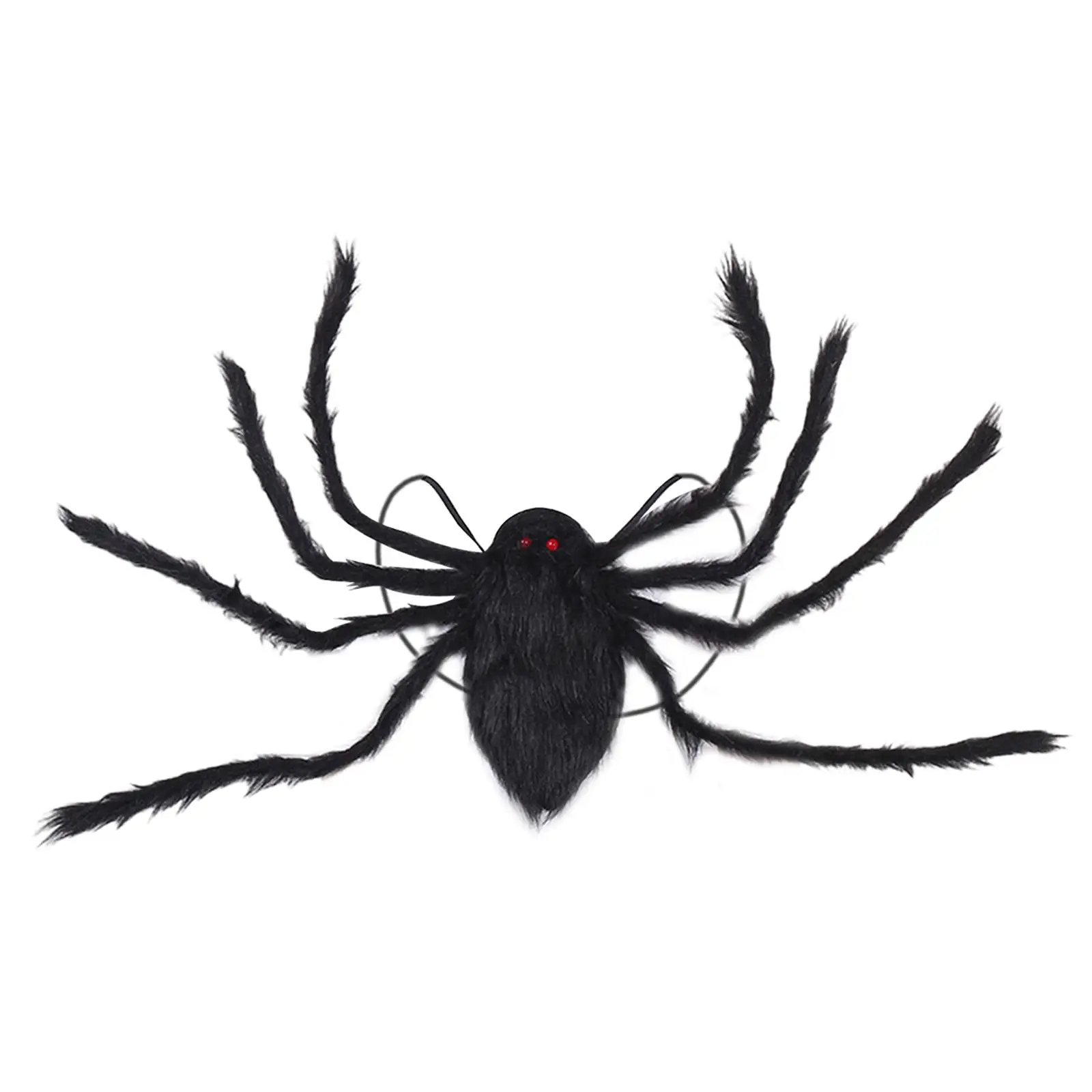 

Костюм на Хэллоуин, искусственный плюшевый паук с 8 ногами, украшение для фотосъемки, искусственный дом с привидениями, наряд