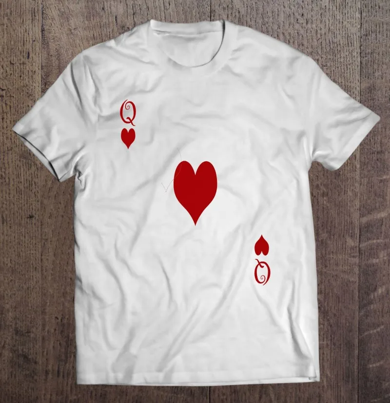 

Футболка Queen Of Hearts-Easy костюмы для женщин, футболка большого размера, Мужская футболка, женская футболка, футболка, футболка для мужчин