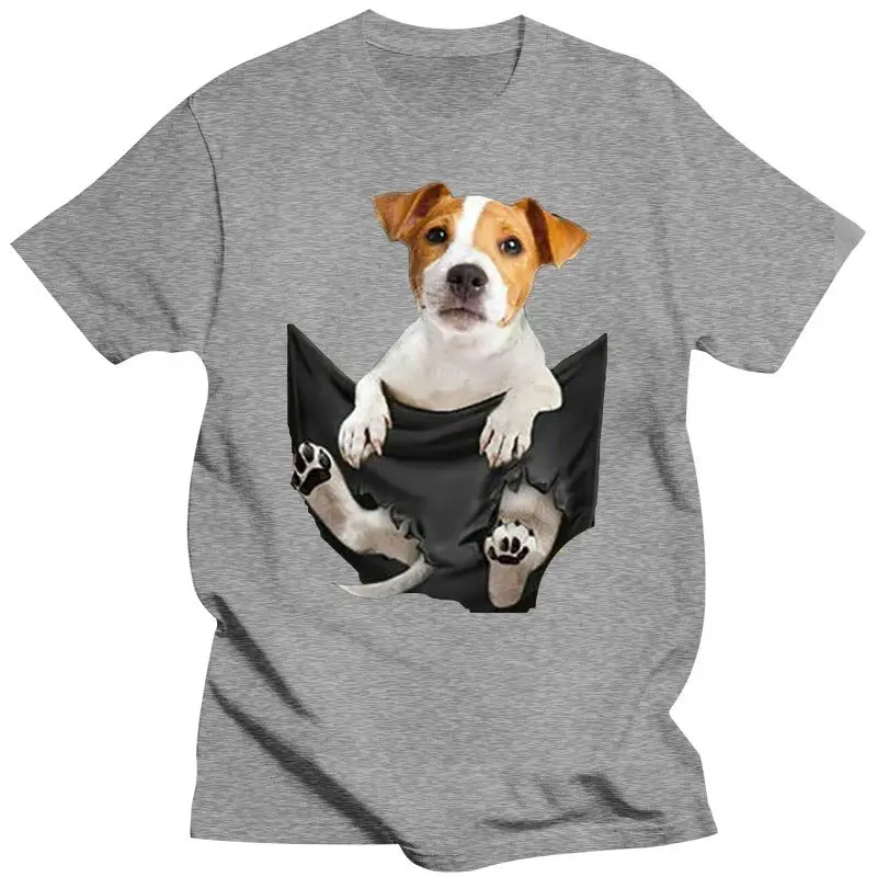 Футболка с внутренним карманом Джека Расселла футболка для любимых собак
