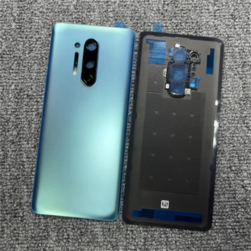 Задний корпус для Oneplus 8 Pro 6 78 дюйма IN2020 стеклянная задняя крышка ремонт замена