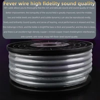 hi end 5n copper silver mixed ac power bulk cable cd power amplifier speaker audio power cord dvd player audiophile cord for diy