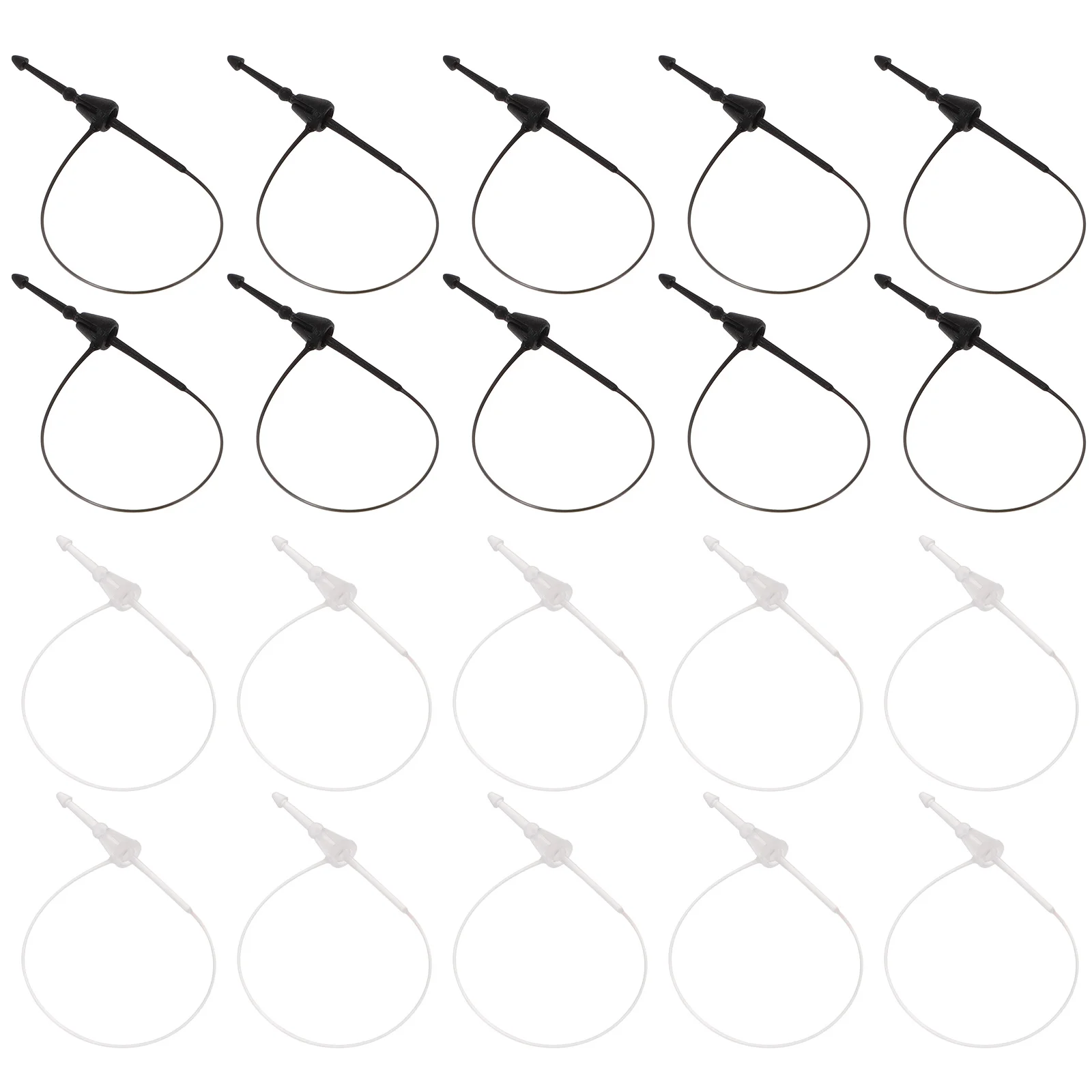 

Tag Fasteners Fastener Plastic Snap Clothes String Hanging Lock Tags Label Tie Tagging Paper Clip Rope Gift Locking Store Beaded