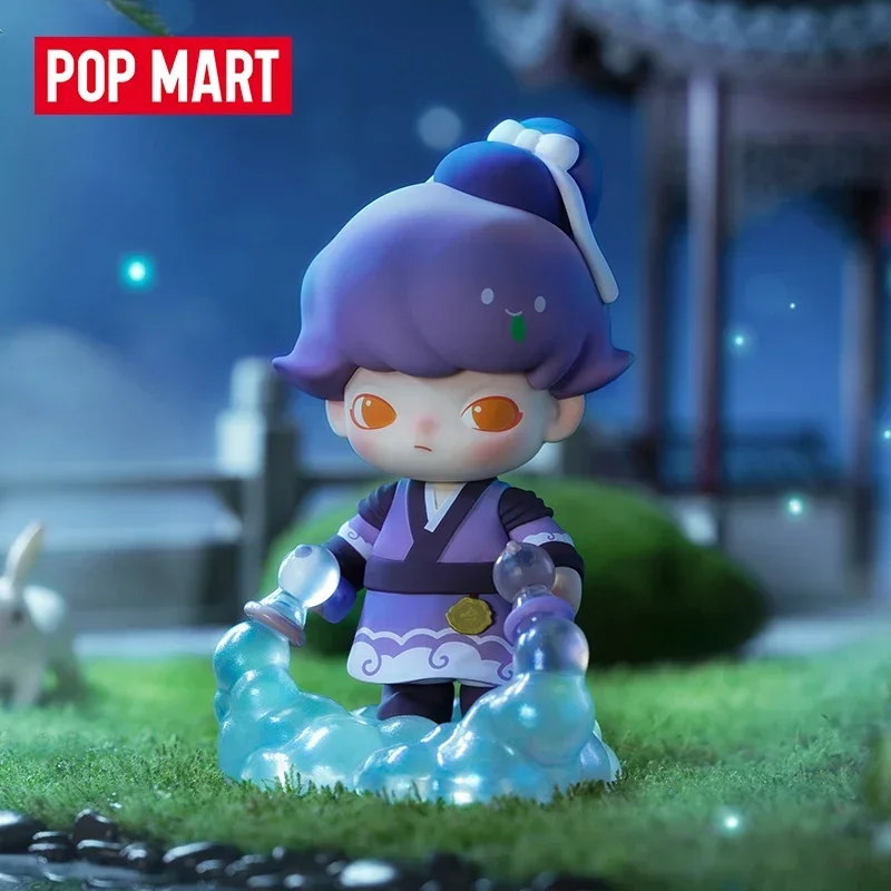 Фото POP MART Dimoo Time Roaming Series Оригинальная коллекционная фигурка-сюрприз в закрытой упаковке, милая аниме-фигурка, украшение, статуэтка №2