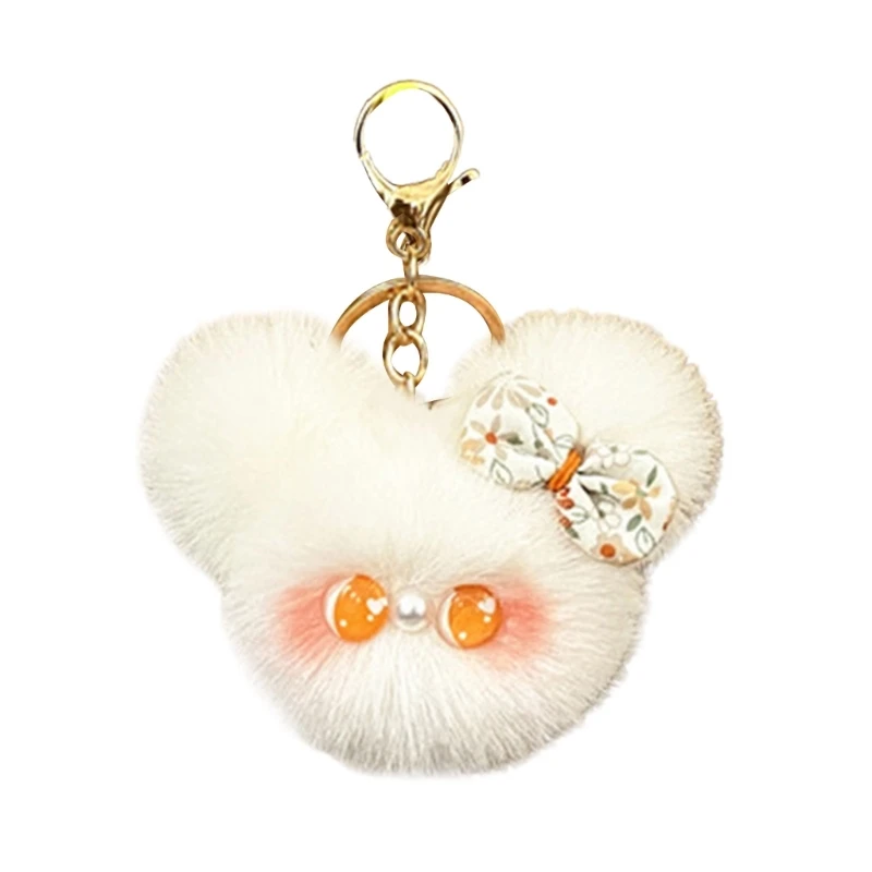 

Purse Pendant Car Keyring Women’s Backpack Fluffy Toy Cute Plush Ornament
