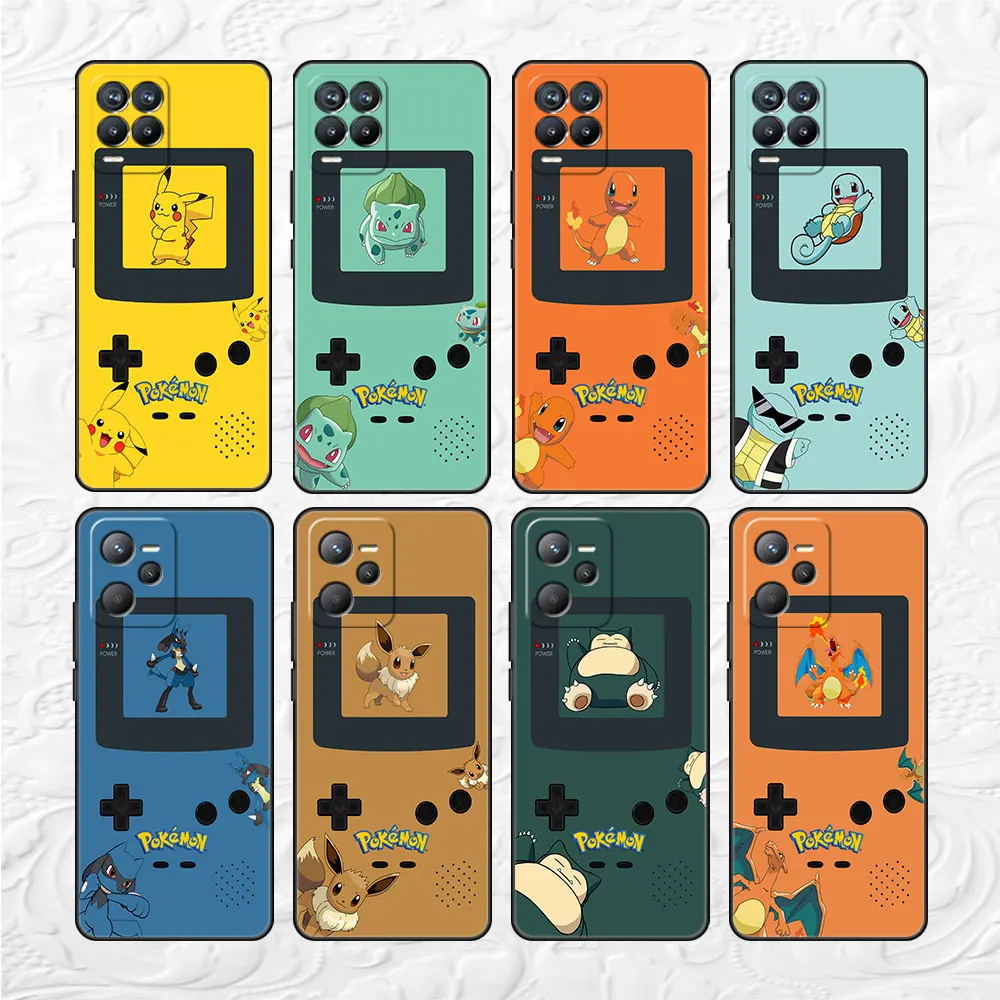 

Чехол для телефона okemon чехол для Realme 8 GT Noe 2 3 5 7 6 Pro 8i C35 C21 C21y 9 Plus 11 C55 C53